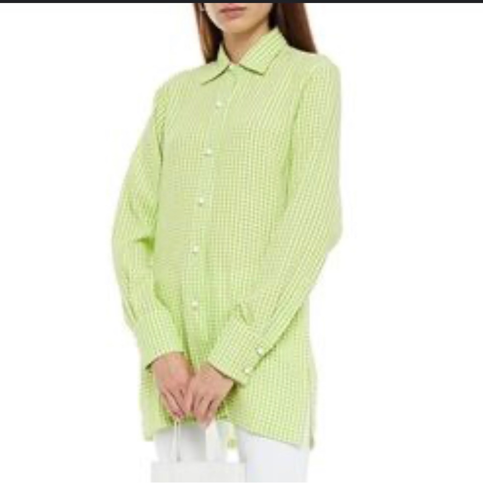 Button Down In Lime Gingham